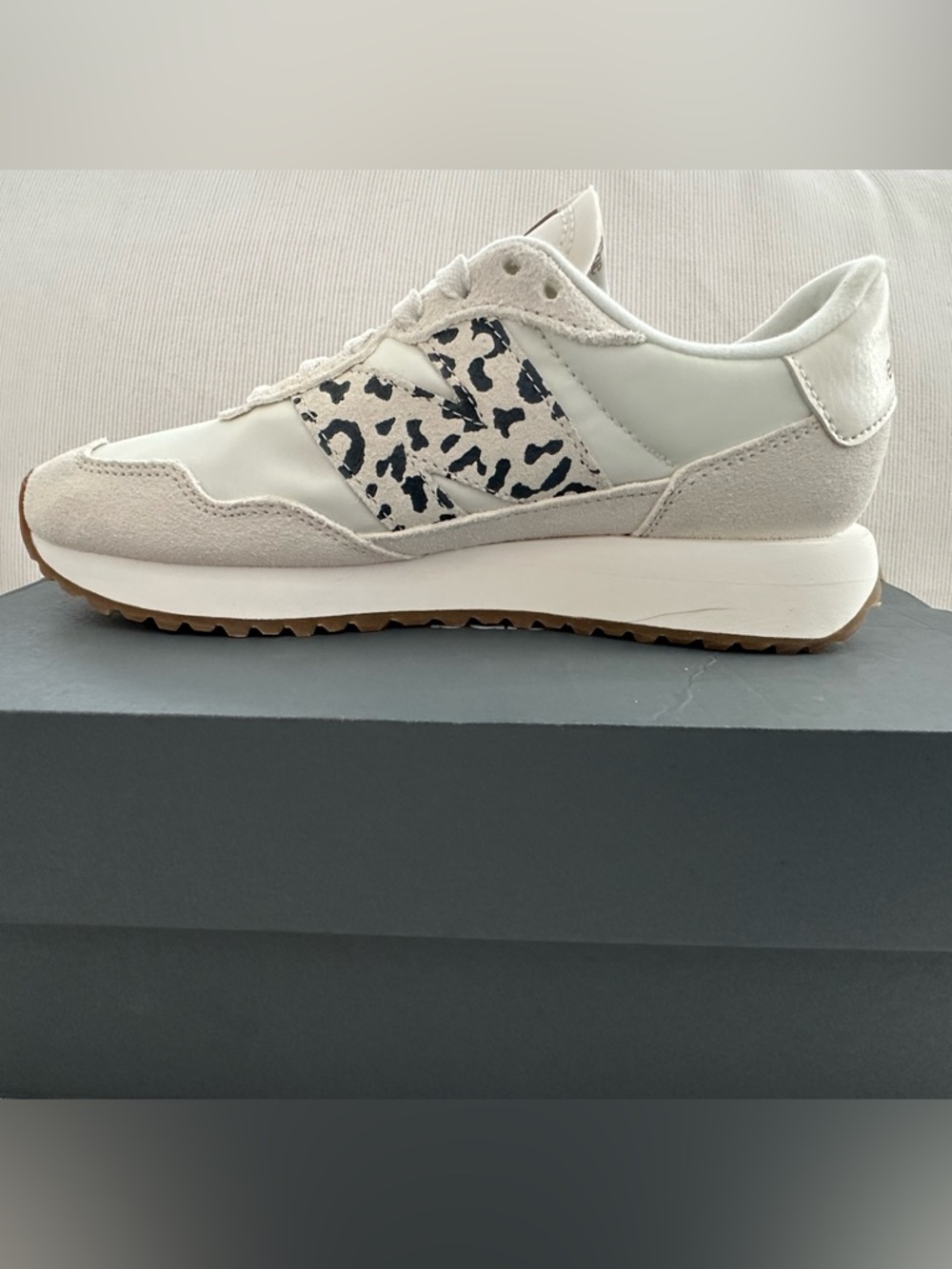 New Balance Women’s 515 V3 White Cream Leopard NWT